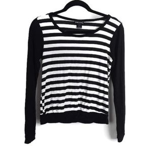 Black and White Striped Shirt